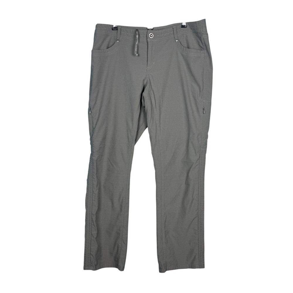 Kuhl Legendary Splash Gray Hiking Pants Womens 12 Short Outdoor Hiking Camping